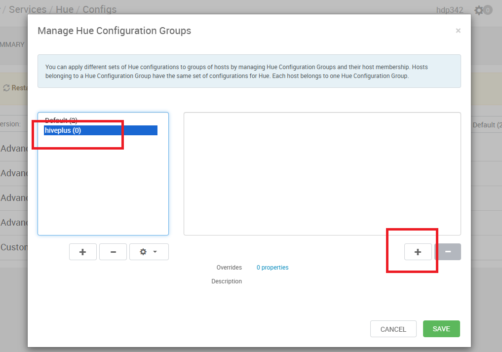 新增Config Group中包含的主机